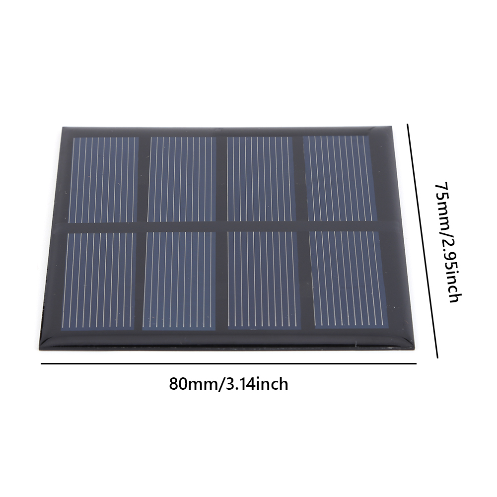 Wodoodporny Panel słoneczny 5W 12V przenośny DIY polikrzemowy Panel epoksydowy 5W 5V 3W 2V wysokowydajny ogniwo słoneczne do baterii 9-12V/3.7V: Ciemnoniebieski