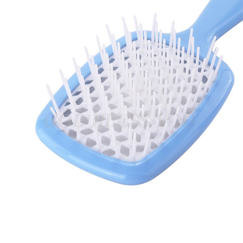 Vented Hair Brush Salon Styling Tools Large Plate Combs Massage Girls Ponytail Comb for Home Use
