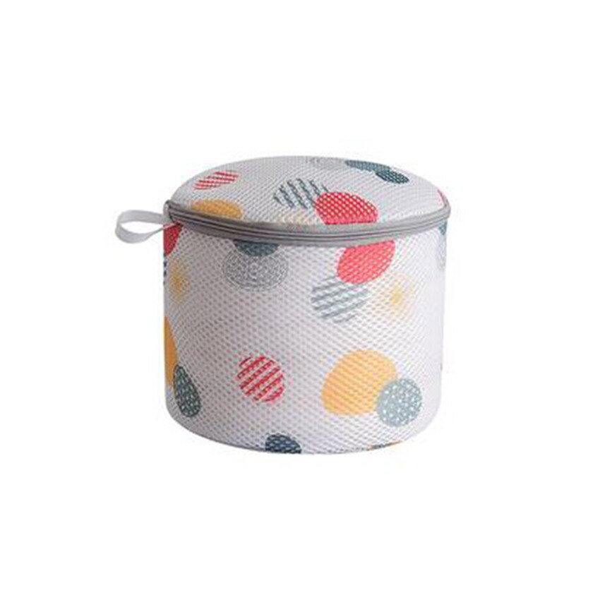 1PC Folding Washing Machine Laundry Bag Zipper Washing Mesh Bags Household Cleaning Bra Socks Underwear Clothes Laundry Pockets: bra wash bag