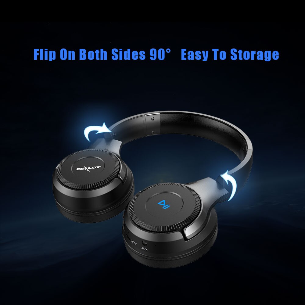 ZEALOT B26 V4.2B Tluetooth Headphones Wireless Foldable StereoHeadphones earphone Built-in Microphone Headset for computer,phone