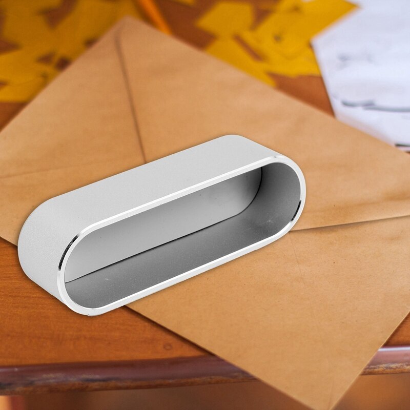 PPYY-Vaydeer Business Card Box Metal Business Card Case Alloy Business Card Box Business Card Storage Box Case for Office,Silver