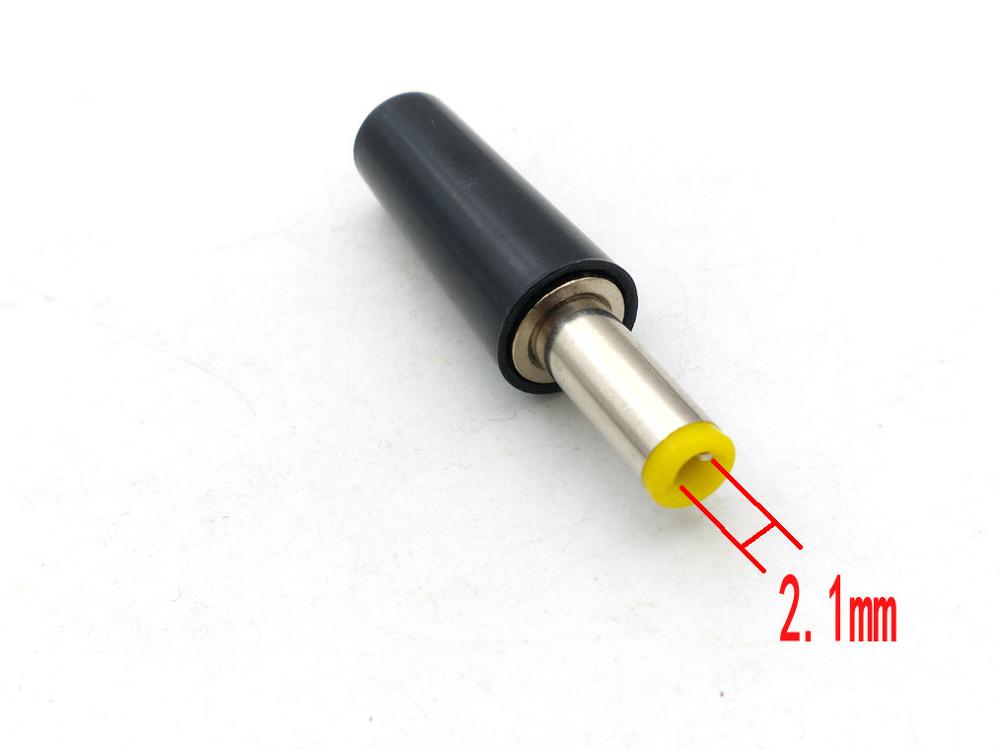 6pcs DC Power 5.5x2.1mm/DC 5.5x2.5mm Cabo Macho Tomada para câmera/conector LED: Verde exército