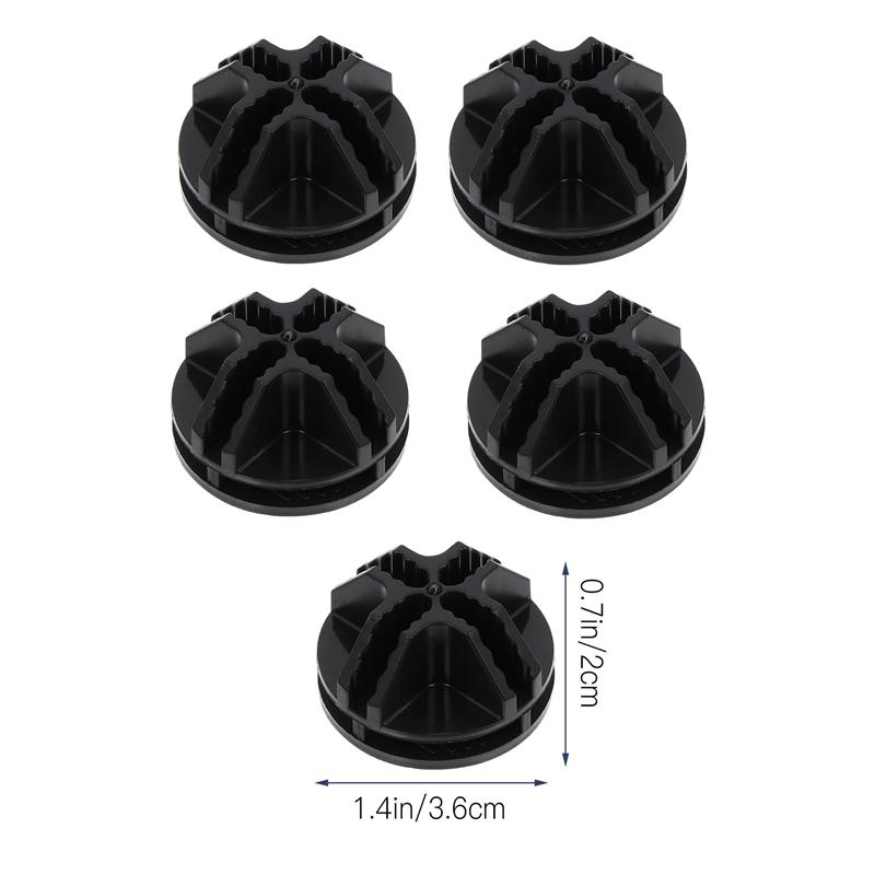 Accesorios de armario de zapatos para el hogar, hebillas de plástico, botones fijos, 20 Uds.