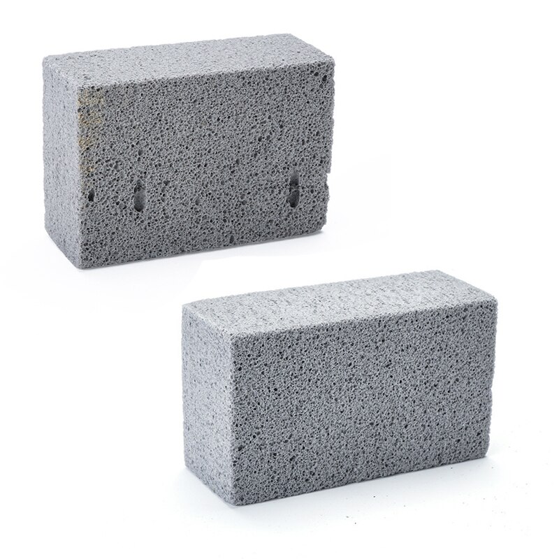 BBQ Reinigung Stein nicht Unterhose Handheld Geruchlos Grill Ökologischen Sauber Ziegel Grill Schaber Bratpfanne Entfernen Flecken Pinsel 3Stck