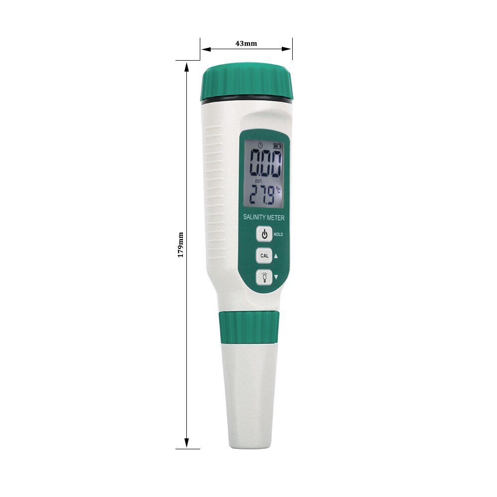 Digital Salinity Meter Tester Pen Food Beverages Salt Content Water Test Aquarium Seawater Meter Measurement Salinometer