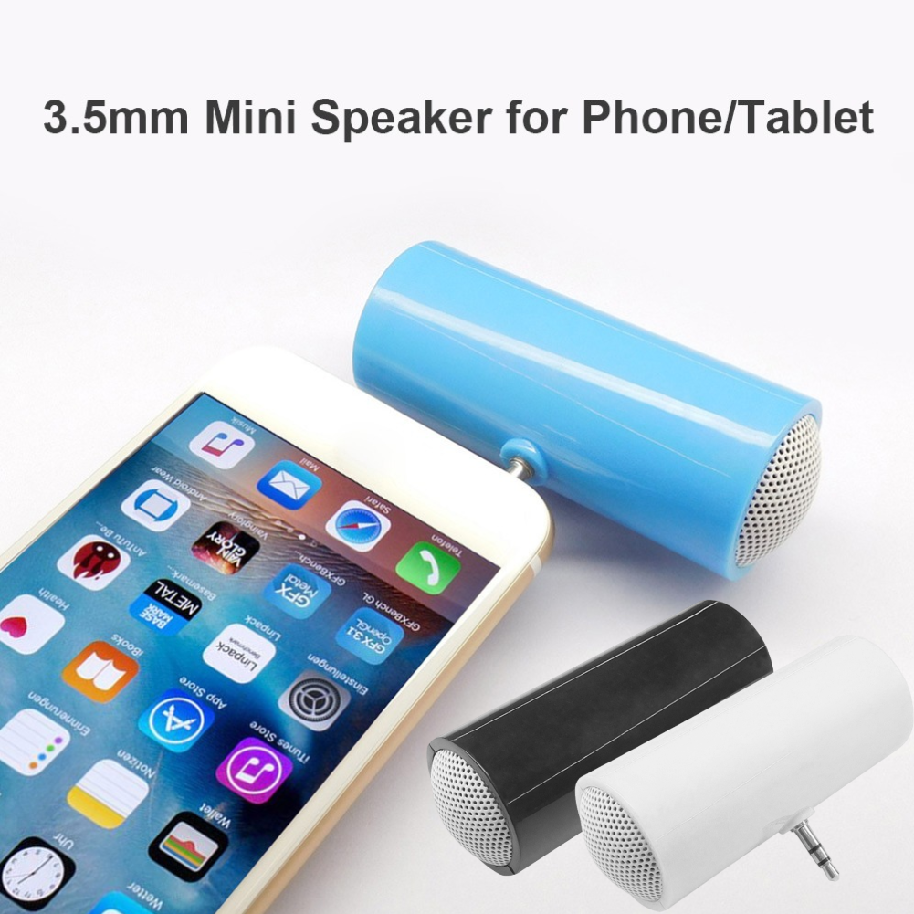 Mini Portable Speaker 3.5mm AUX Audio Interface Plug and Play Line-in Speaker Tablet Music Loudspeaker for Smartphone Tablet