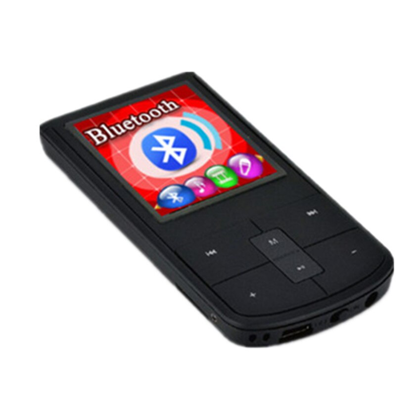 8gb mini bluetooth  bt388 sport  mp3 spillere 1.8 tommers skjerm fm radio bærbar bt  mp4 musikkspiller superthin bevegelse mediespillere: 388bk