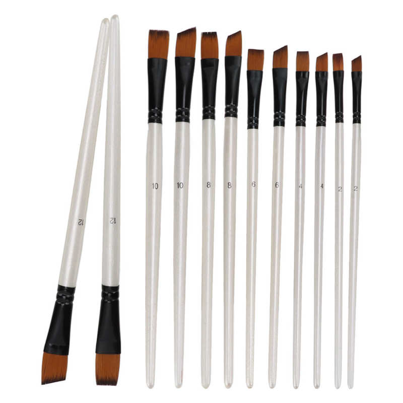 Kleine Kwast Flexibele Verf Borstel Set Voor Gouache Voor Aquarel Voor Olieverf