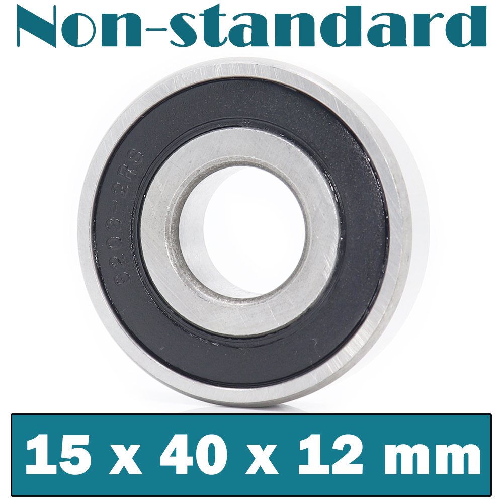 154012 Non-standard Ball Bearings 15*40*12 mm ( 1 PC ) Inner Diameter 15mm Outer Diameter 40mm Thickness 12mm Bearing 6203RS/15