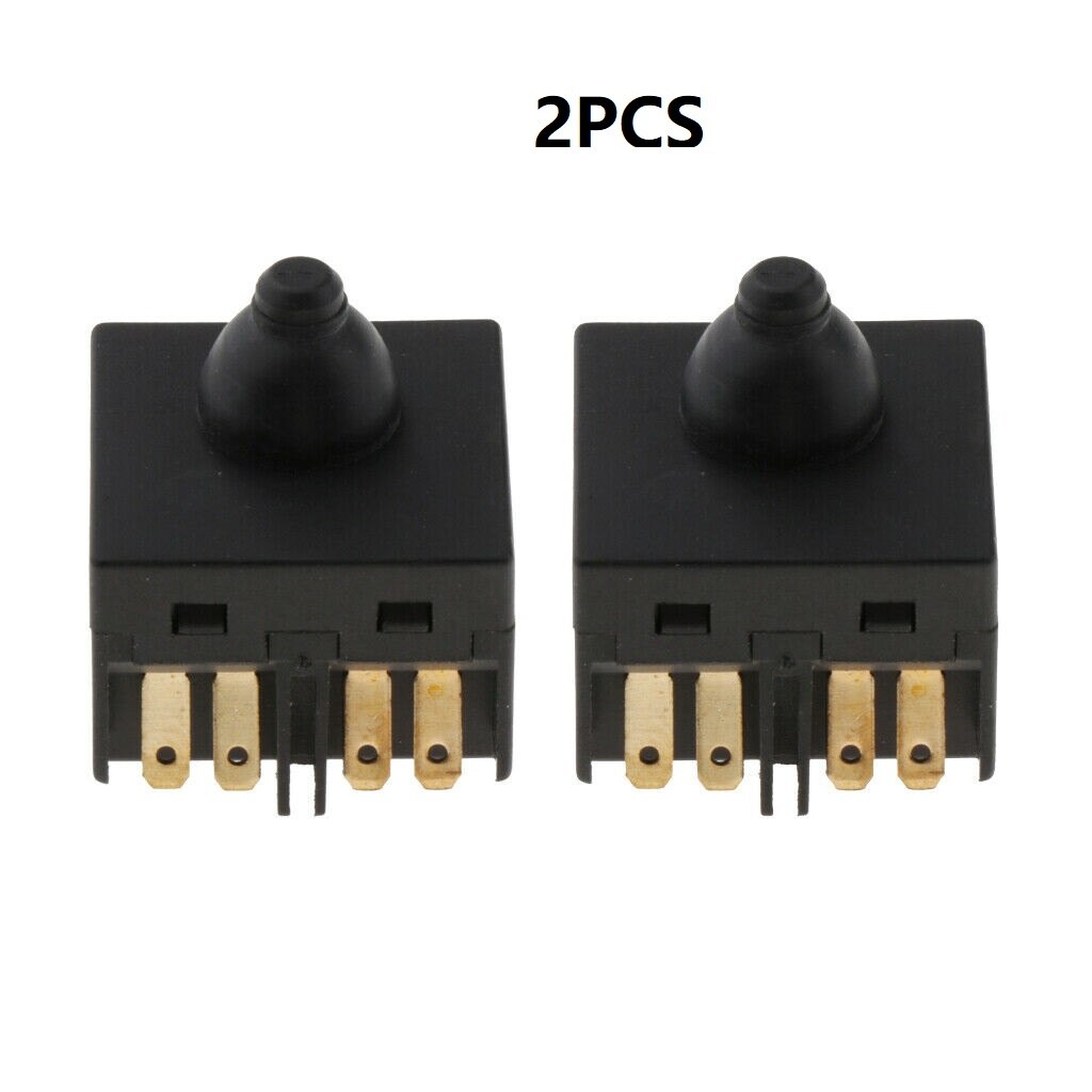 2 pièces remplacement bouton poussoir interrupteur pour meuleuse d'angle 100 polisseur accessoire bouton poussoir interrupteur pour 100mm 4 "meuleuse d'angle