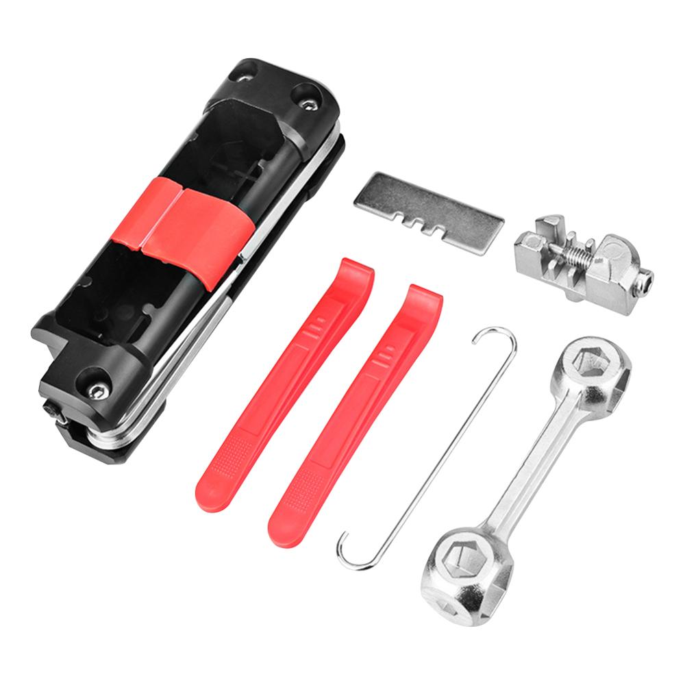 1Pc Multifunctionele Fiets Onderhoud Tool Fietsband Reparatie Wrench Tool Fiets Multitool Kit Fietsen Monteur Reparatie Tools