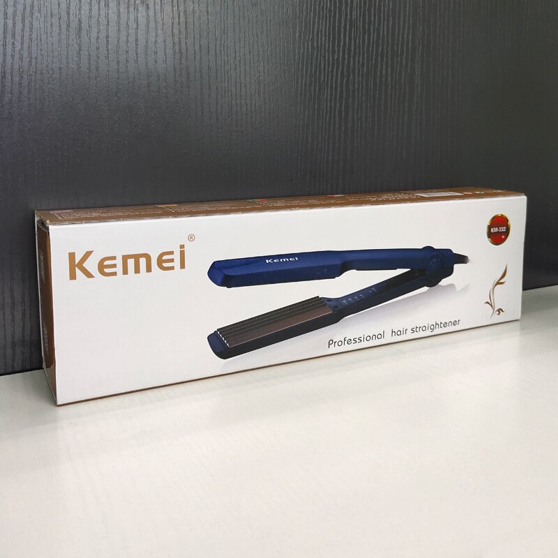 Rizador de pelo de cerámica de turmalina, herramienta de estilismo de , corrugado, termostático, para permanente de maíz, 35D: with box