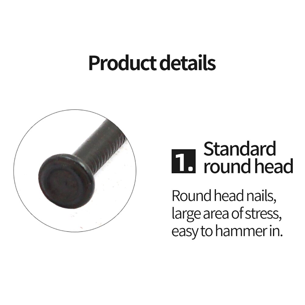 4mm Thick Cement Steel Nails Wall Nail Hard Cement Steel Nail Hanging Picture Nail