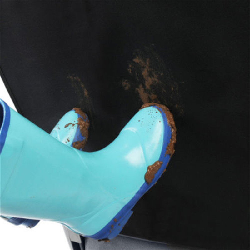 1Pc osłona ochronna na tył siedzenia samochodowego Podkładka dzieci kopnięcie przeciw zabrudzeniom mata błotna czarny maluch podkładka na siodełko gorący hurtownia fotelik samochodowy podkładka robić kopania