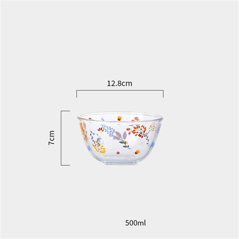 European Glass Transparent Fish Vegetable Plate Soup Salad Dessert Bowl Microwave Oven Non Stick Oval Baking Pan Tableware: A