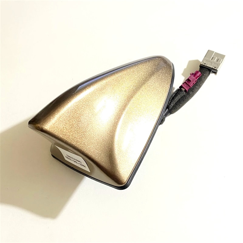 For Hyundai Santa Fe DM IX45 shark fin GPS positioning antenna OEM 962102W000 962102W200 96210-2W200 Shark fin antenna: Gold