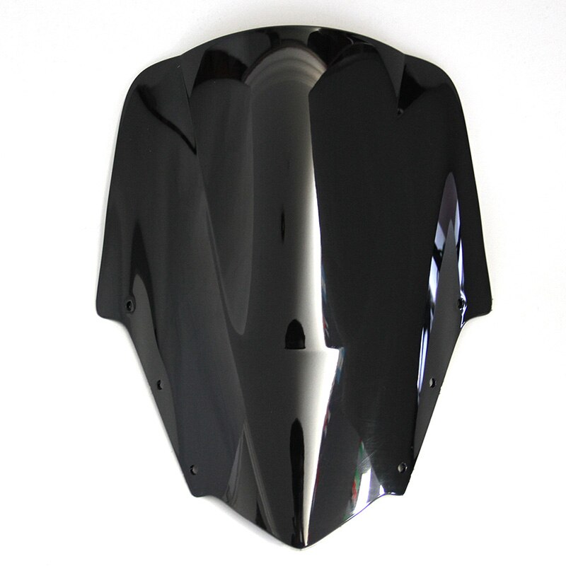 ABS Windscreen For Yamaha FZ1 FZS1000 Fazer 2006 Double Bubble Motorcycle Windshield Iridium Wind Deflectors: Black