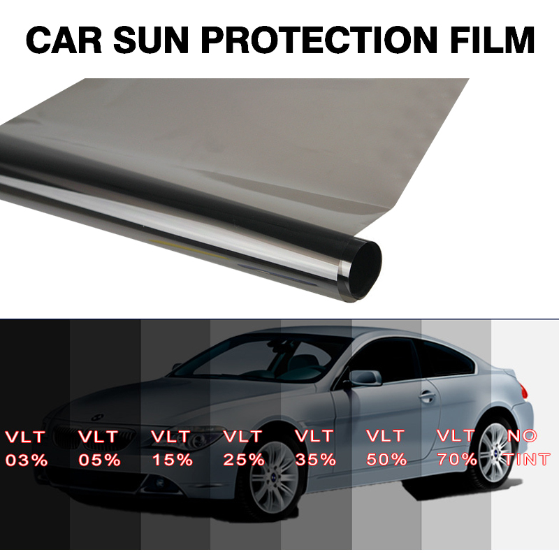 50 x 300/600cm autofenster-tönungsfolie, 1/5/15 % lichtdurchlässigkeit, sonnenschutzfolie, sichtschutzfolie, anti-einblick-aufkleber, vinylfolie, tönungsfolienrolle