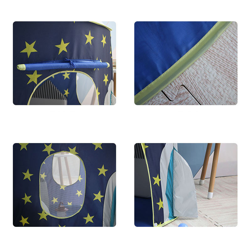 Kinderen Tent Opvouwbare Tipi Kids Baby Speelhuis Speelgoed Prinses Kasteel Teepee Kinderen Hangen Vlag Tent Kinderen Kamer Speelgoed