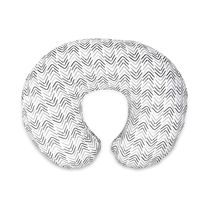 Oreiller d&#39;allaitement en coton pour -né, en forme de U, lavable, détachable, coussin de taille pour nourrissons: stripe