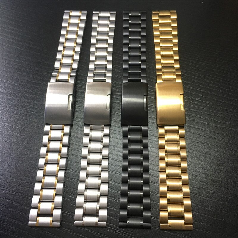 14mm 16mm 18mm 19mm 20mm 21mm 22mm 24mm 26mm bracelets de en acier inoxydable montres bracelets accessoires