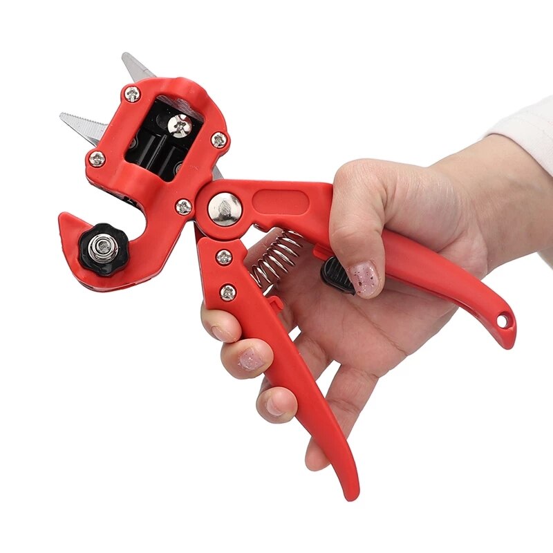 Garden Grafting Pruner Grafting Set Kit Farming Fruit Tree Pruning Shears Scissor Vaccination Plant Fruit Tree Cutting Machin
