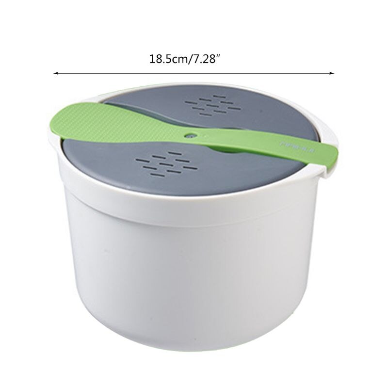 Multifunctional Microwave Double-layer Rice Cooker Steamer Home Kitchen Cookware