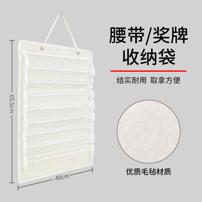 Martial Arts Riemen Organizer Karate Riem Display Houder Duurzaam Rek Muur Hangende Taekwondo Riem Opslag Voor Muay Thai Mma Judo: WIT