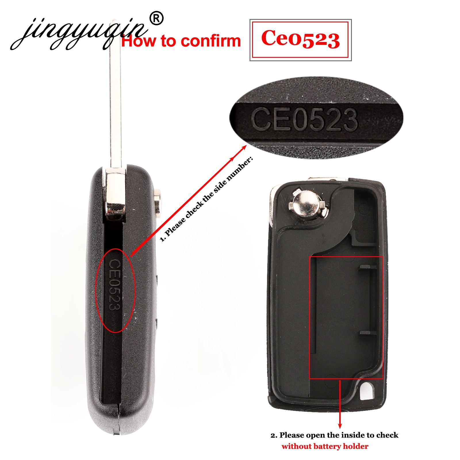 Cascarón de llave de coche remoto para Citroen C5 C4 Coupe VTR C6 C8 C2 Berlingo Xara Picasso Ce0523 VA2/HU83 2/3B