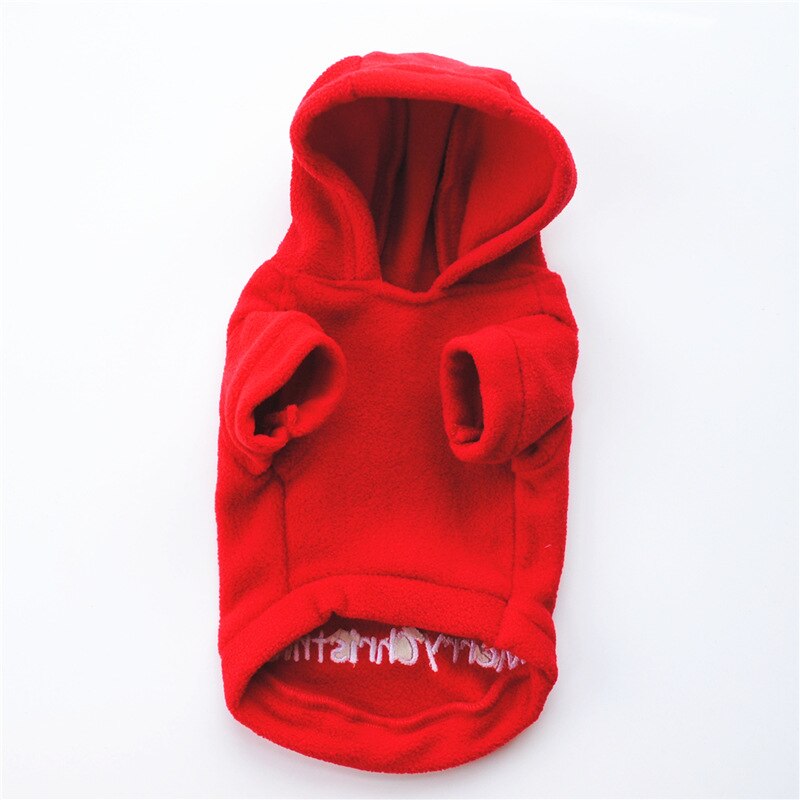Frohe Weihnachten Winter Hundebekleidung Für Kleine Hunde Chihuahua Mit Kapuze Mantel Jacke Für Hund Katze Warmen Mantel Weiche Baumwolle Haustier kleidung