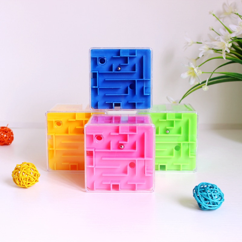 3D Grote Size Speed Kubus Doolhof Magische Kubus Puzzel Spel Labyrint Rollende Bal Hersenen Leren Balance Educatief Speelgoed Voor Kinderen een