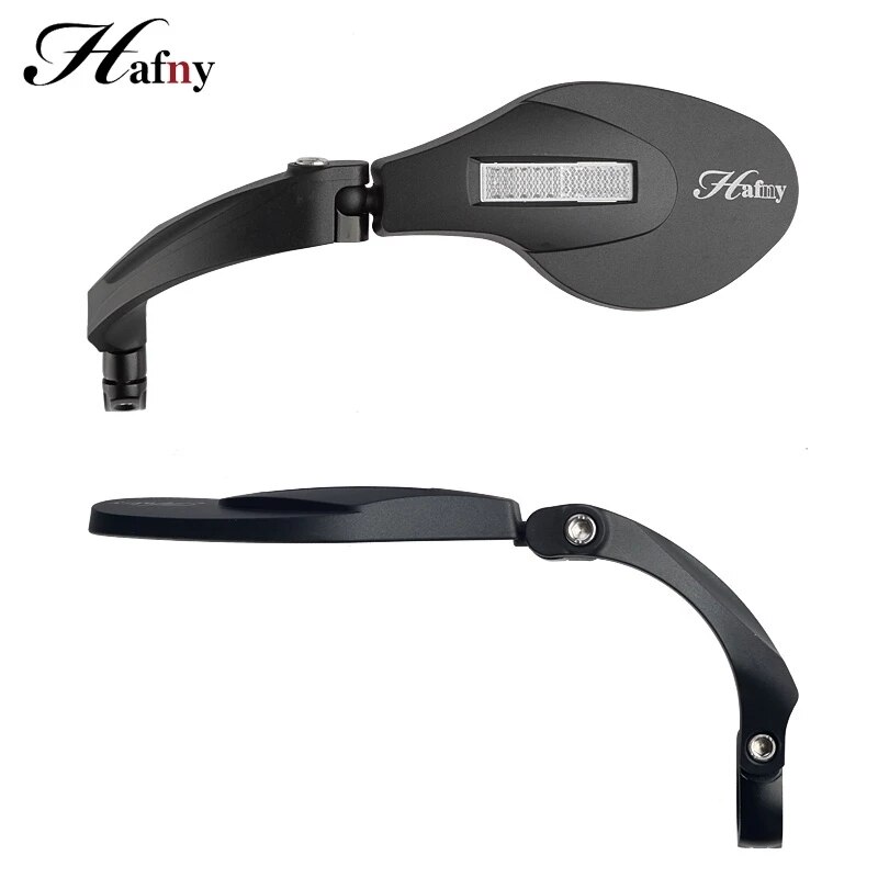 Hafny Fiets Rvs Lens Spiegel Mtb Stuur Side Veiligheid Achteruitkijkspiegel Racefiets Fietsen Flexibele Achteruitkijkspiegel Spiegels
