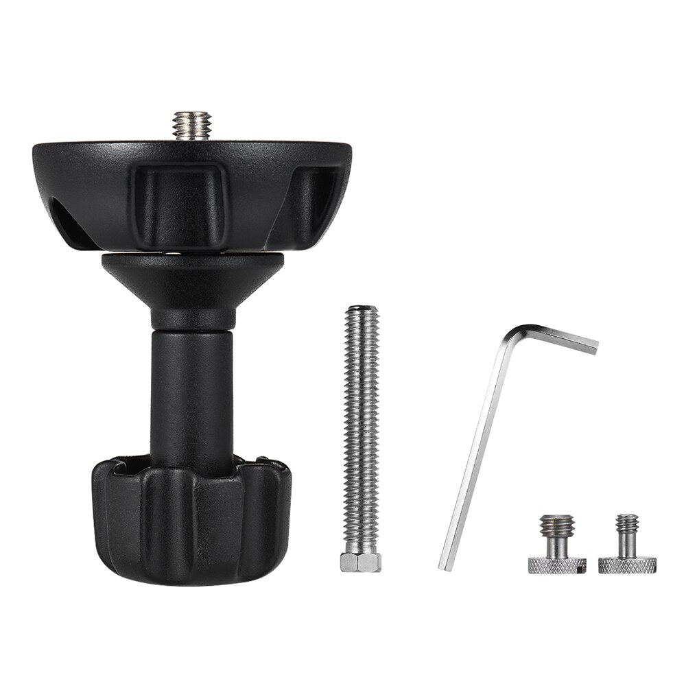 Lega di alluminio 75mm Semisfera Piatto a Bowl Adattatore con 1/4 "e 3/8" viti per Fluid Testa Treppiedi DSLR Rig Camera