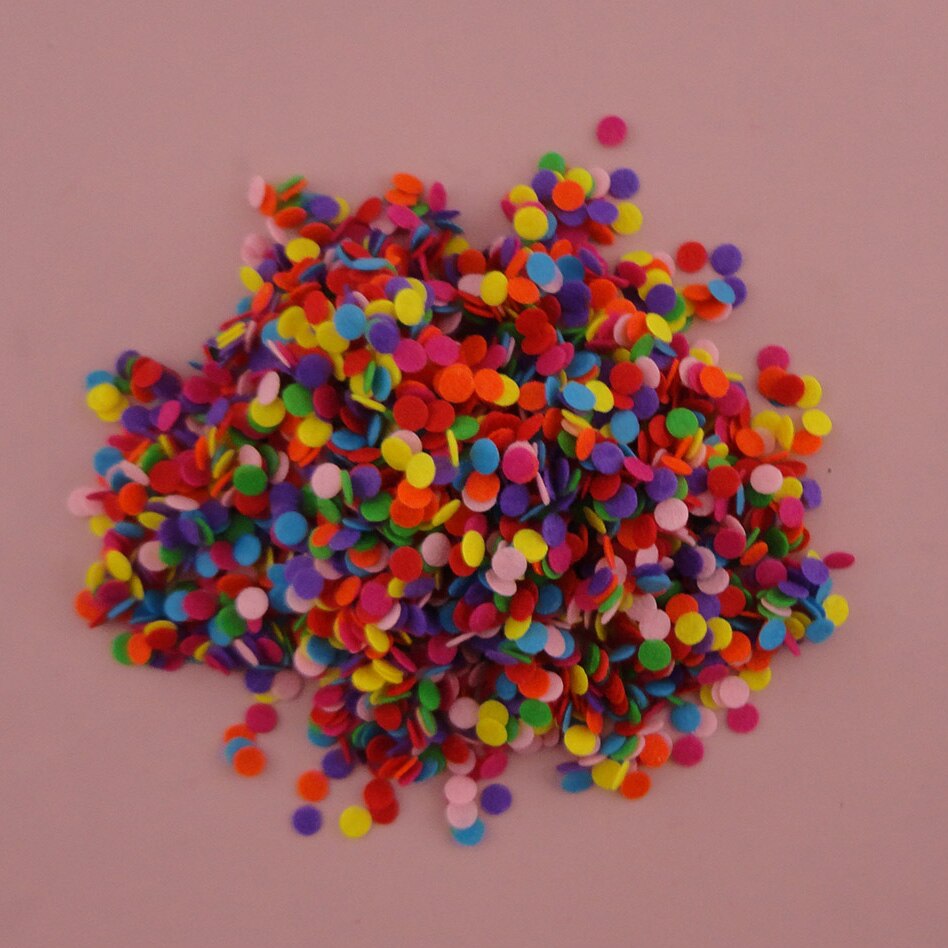 2000PCS 6mm 8mm 10mm White Round Felt Pads Appliques for DIY Hairbands accessories,6mm round felt patches,mini non-woven circles: Colorful / 10mm