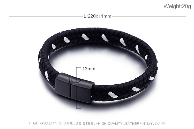 3 verschiedene modelle , 220mm farbenfrohe armbänder aus hochwertigem leder für damen und herren – schmuck für sportbegeisterte und Fans: Kb98733- k