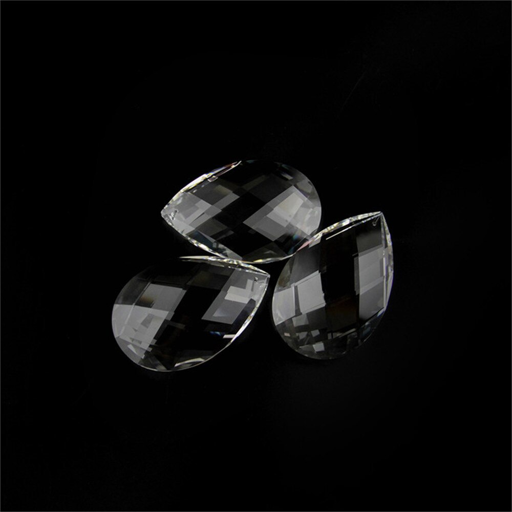 10 stk / mye 50mm ,  detaljhandel chinapostfreeshipping, krystall fasettert pæreform, lysekrone krystall prismer