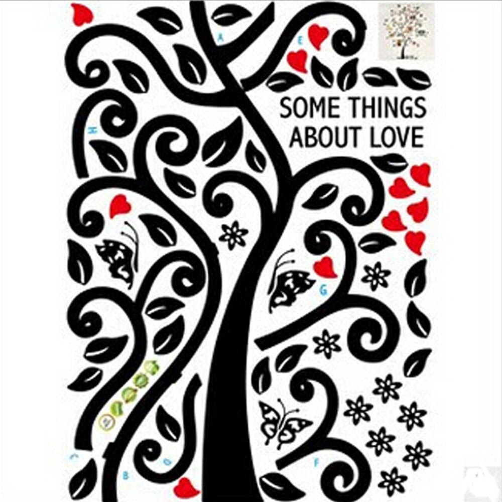 FAI DA TE Famiglia foto portafoto Albero parete etichetta Soggiorno telecamera Da Letto adesivi Murali manifesto Complementi Arredo Casa Carta Da Parati # T5P