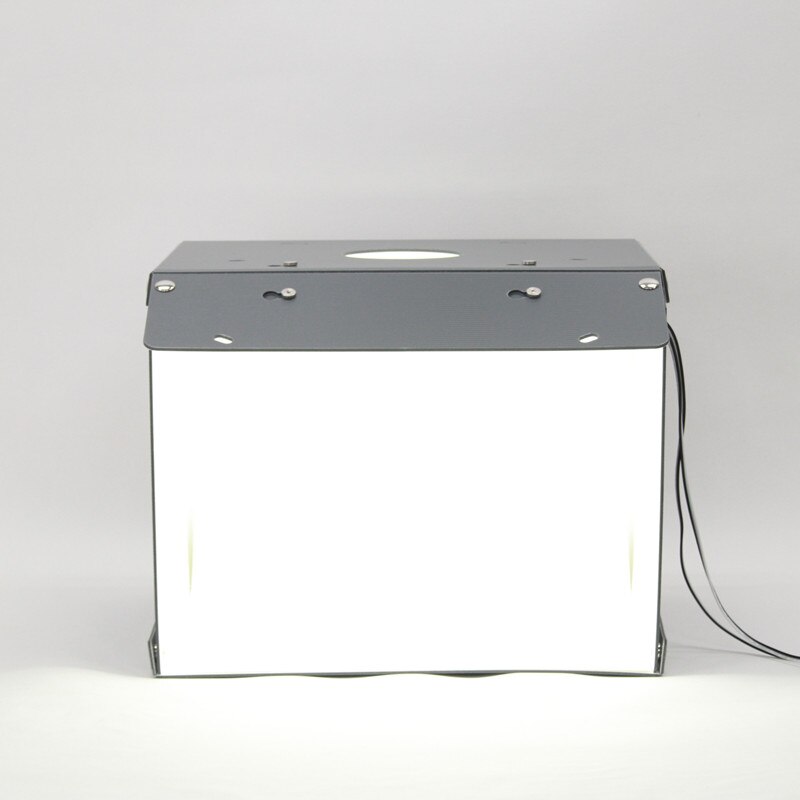 Sanoto 2 paneler led mini fotografering bordplade lysboks foldbar bærbar fotostudie softbox skydetelt baggrundssæt
