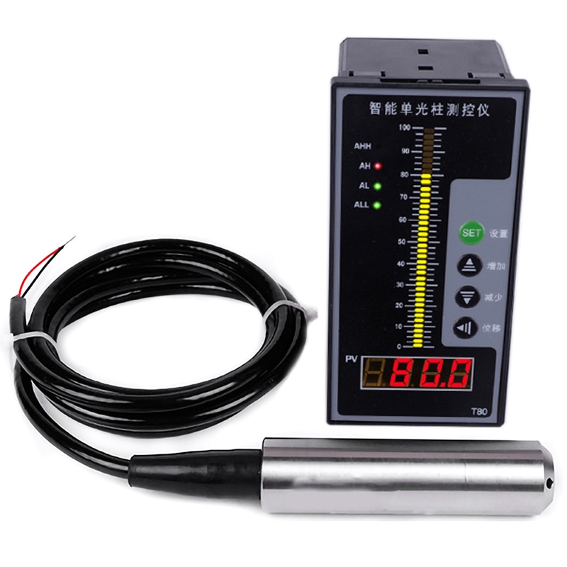 4-20MA Water Level Sensor Liquid Sensor Water Niveau Display Instrument Beam Digitale Display Controle Instrument Niveau Zender