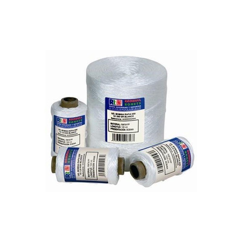 HILO RAFIA 600 1C BLANCO 120GRS