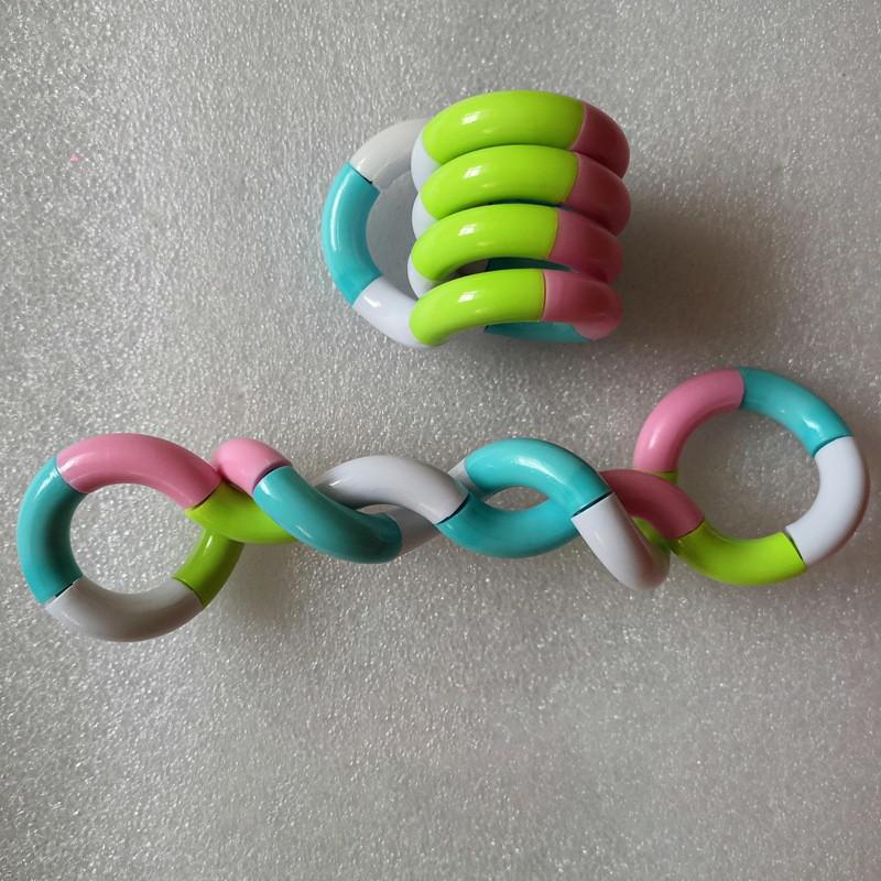 Colorful Roller Twist Fidget Toys Anti Stress Adult Brain Relax Simple Dimple Child Rope For Stress Kids Antistress Focus Toy: D