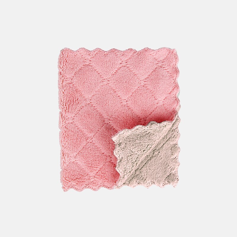 8 Stuks Thuis Microfiber Handdoeken Voor Reiniging Microvezel Veeg Voor Keuken Absorberende Dikkere Doek Tafel Keuken Handdoek Washandje: 2 / 8pcs