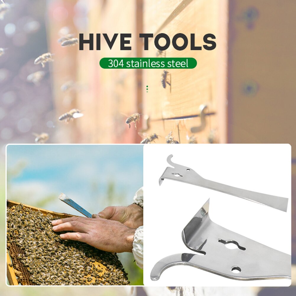Stal nierdzewna kciuk typ ula rama miód skrobak nóż narzędzie pszczelarskie narzędzie służy robić podnoszenia pierwszej ramy. Skrobak miodu