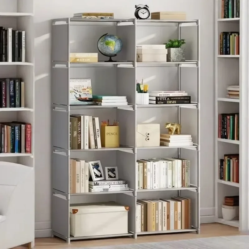 Armario multicapa a prueba de polvo, estantería divisoria de alta capacidad para dormitorio, armario de almacenamiento de montaje Simple abierto, muebles de dormitorio