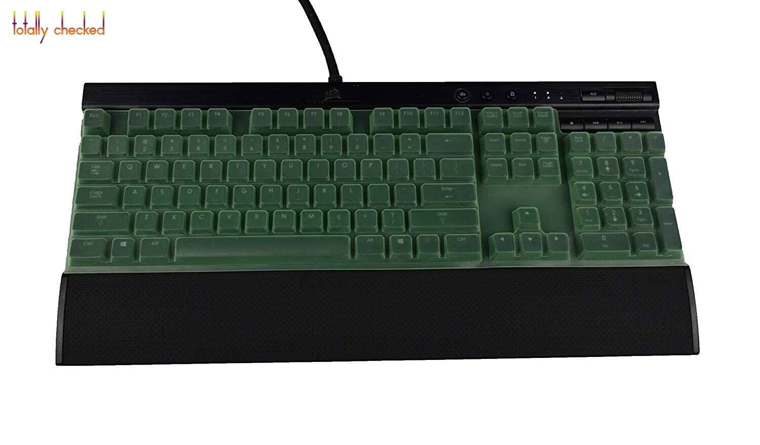 Protecteur de peau de couverture de clavier de Silicone pour le clavier mécanique de jeu de Corsair K70 RAPIDFIRE rvb RAPIDFIRE K70 LUX/LUX rvb