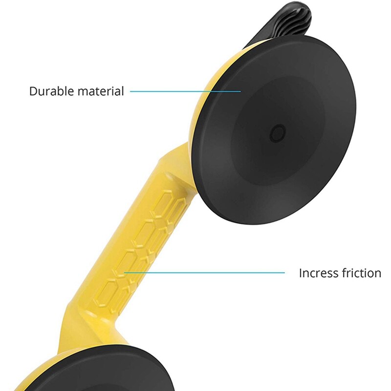 2 Pcs Glas Zuignappen Heavy Duty Aluminium Vacuüm Plaat & 6 Stuks Double Ended Metalen Graafmachine Set Open Reparatie tool Kit