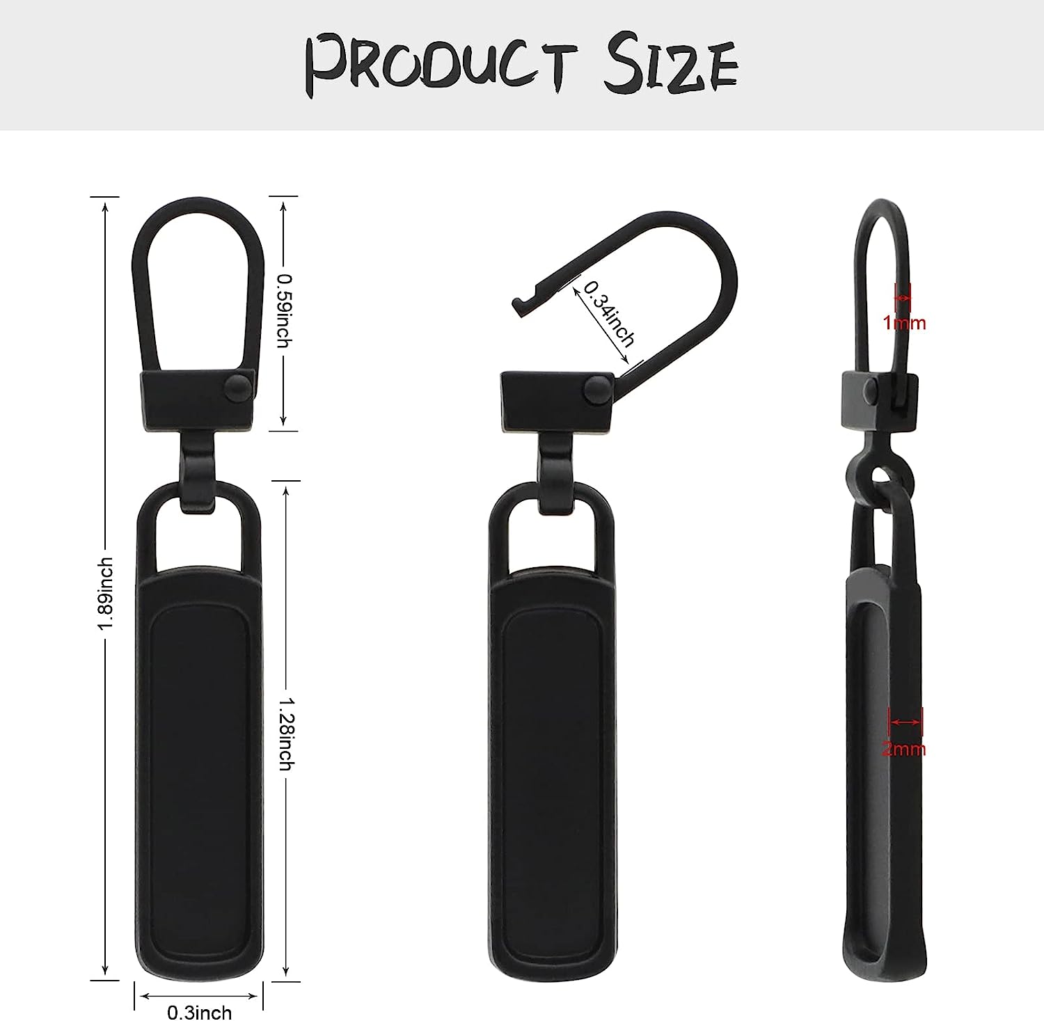 Cerniera, Cursore For Cerniera, 5 Pezzi 3# 5# 8# O Estrattore In - Foto 5