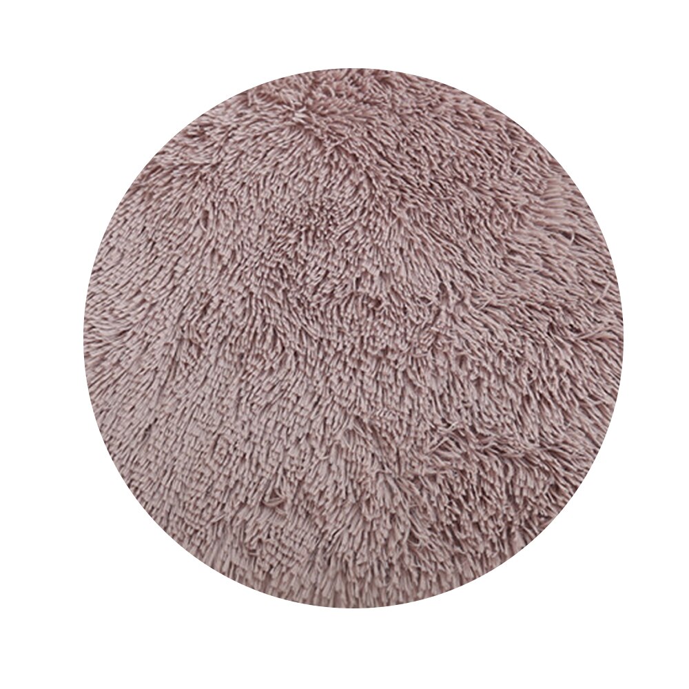 Fluffy fleece hund katteseng rund pet donut dyb sovepude til lille stor hund blød vinter varme plys puder komfort: 3 / 40