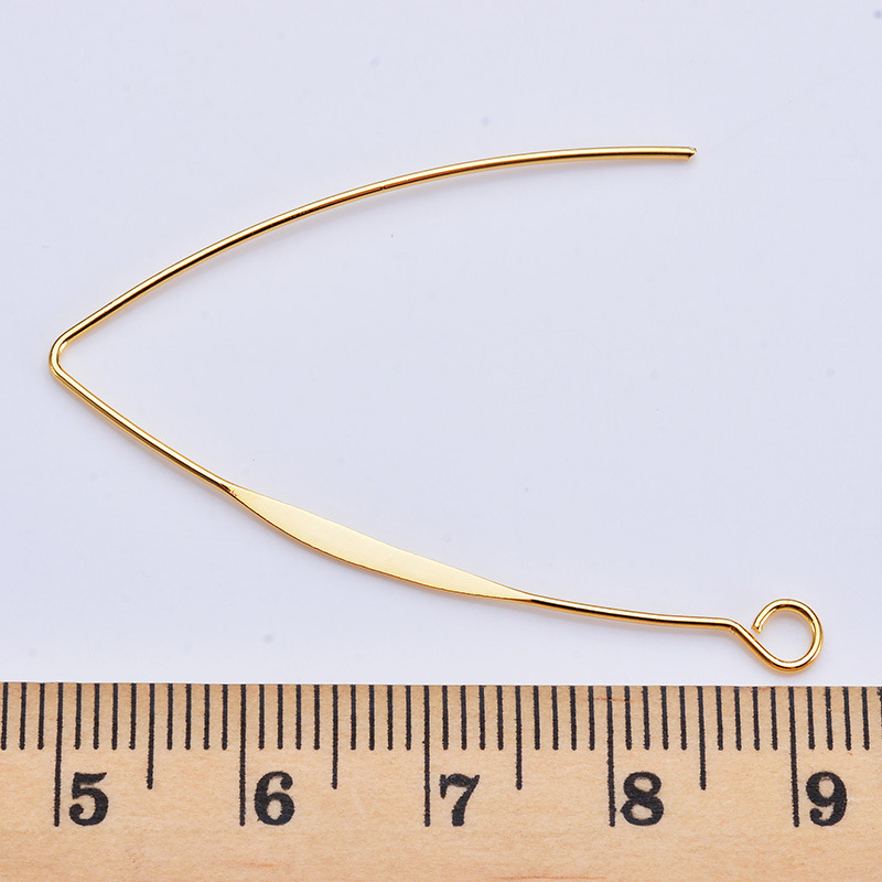 Kleurbehoud 18K True Gold Filled Overdreven Eenvoud Met Ring Earring Sluitingen Diy Sieraden Maken Accessoires
