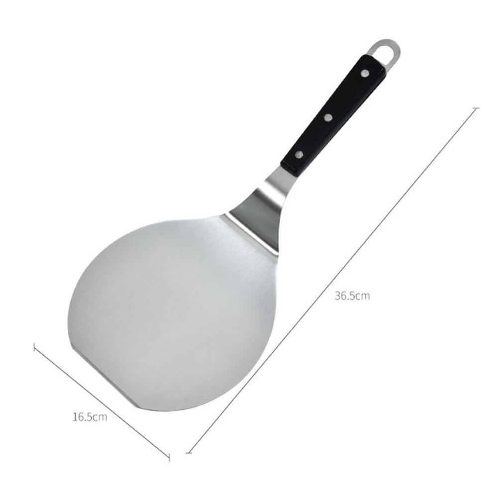 14" Stainless Steel Easy Clean Pizza Shovel Frying Peel Lifter Lifting Tool Pancake Spatula Paddle Kitchen Non-stick Baking: Default Title